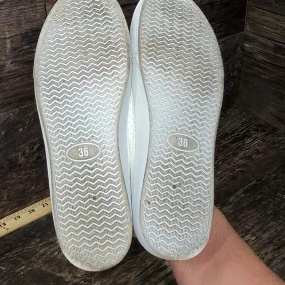 White Slip-On Men's Shoes